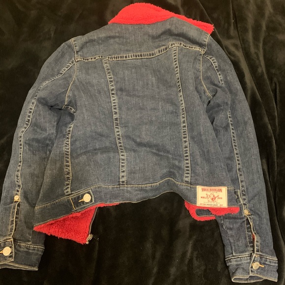 True Religion Reversible Jean Jacket/Sweater - Picture 3 of 5